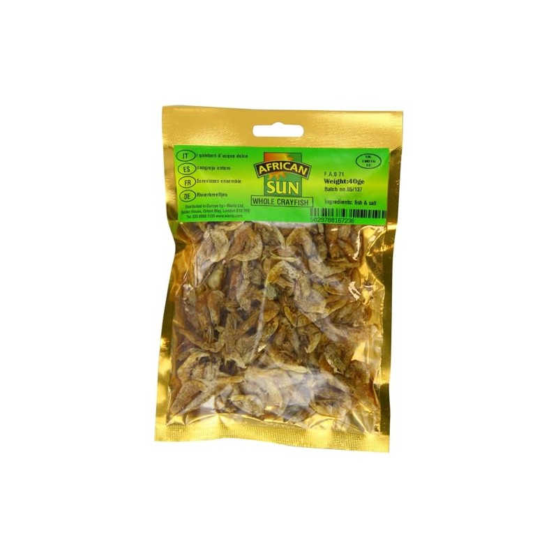 African Sun Whole Crayfish 40g