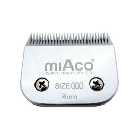 Miaco Size 000 Detachable Clipper Blade fits Oster Classic 76, Andis BGC, BGR, BGRC, MBG