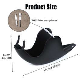 Belvanr Mosquito Spiral Holder Snail Pack of 2 Mosquito Spiral Container Mosquito Coil Holder Creative Portable Mosquito Coil Holder for Bedroom, Living Room, Kitchen, Office and Outdoor Use