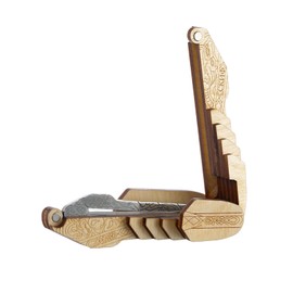 Shamanicshop Jew's Harp by D.Glazyrin/Skiff (in wooden case) - Professional mouth musical instrument (jaw harp) Beautiful sound Excellent quality Original Russian maultrommel (jaw harp, dan moi).