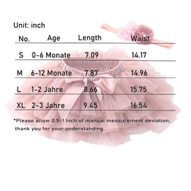 Beganly Baby Girls Soft Fluffy Ruffle Tulle Skirt with Nappy Cover Toddler Princess Party Tutu Sets with Flowers Headband, Rose (dusty rose)