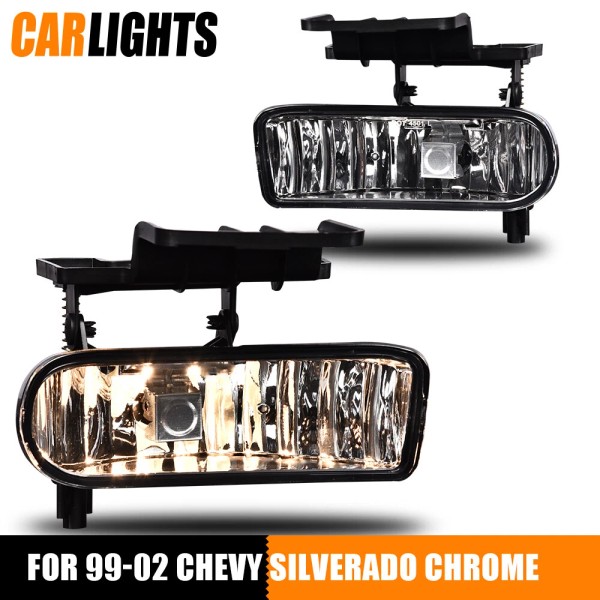 carlights Fit For 99-02 Chevy Silverado 2000-2006 Suburban Tahoe Driving