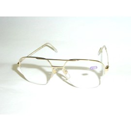 by De'Vons Optics Inc. Est. Since 1983 NWT Vintage 90's Square Metal Reading Glasses +3.50 (S.Gold)