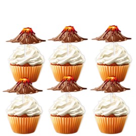 S-Cp-0641 ce Cream Fruit Dessert Cupcake Topper Colorful Glitter Happy Birthday Sensory Pop Game Theme Decor Supplies Baby Shower Boys Girls Birthday Party Decorations