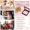 Esrial Granddaughter Daughter Gifts Heart Cross Necklace Gifts