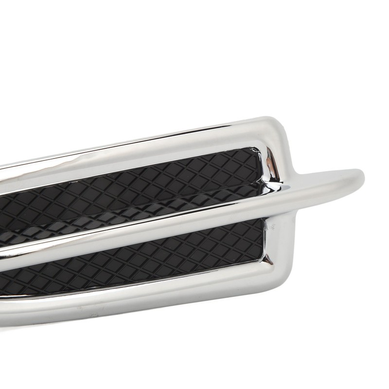 Front Mudguard Vent Molding Chrome Stylish Easy Installation Mud Flap
