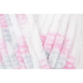 King Cole Yummy Chunky Crochet Yarn, 100% Polyester Plush Texture Knitting Wool for Blankets, Throws, Scarves & Shawls - 100g Balls - Candy (2226) - Pack of 5