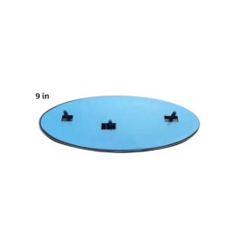 Ford BLACK Oval Emblem 9 INCH Chrome LOGO Badge For Grille/Tailgate 2004-16 NEW