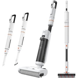 JONR ED20 Pro 4-in-1 Cordless Wet Dry Vacuum Cleaner, 17000 Pa Vacuum Suction Power, Self-Cleaning and Automatic Drying with One Click, Intelligent Voice Reminder