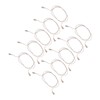 10Pcs 2pin Hearing Aid Cable High Temperature Resistance PVC Reliable