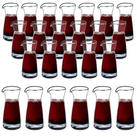 Inevoc Wine Decanter,Inevoc 24 Pack Single Serving,Mini Size Decanters,Small Individual Wine Carafes,Wine Carafe Decanter,Small Carafe for Wine Dinner Parties,Wine Tastings Transparent