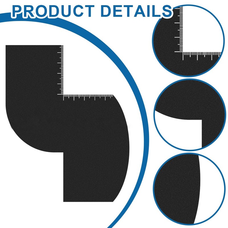 LQIOACU S Shaped Ruler for Men Haircuts Beard Comb for