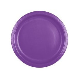 Club Pack of 240 Amethyst Purple Premium Disposable Paper Banquet Dinner Plates 10"
