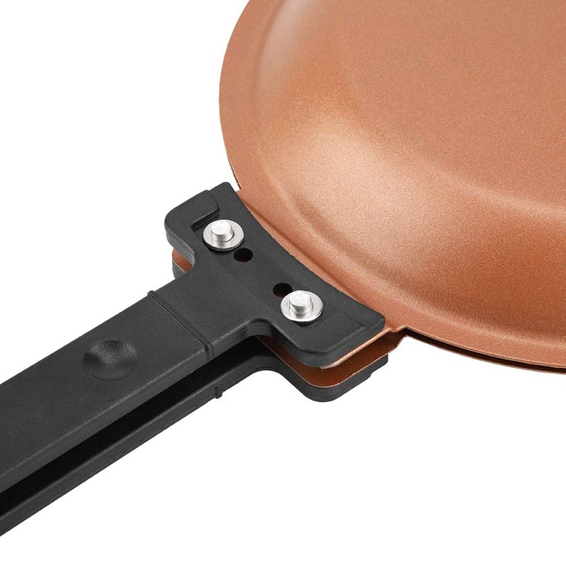 Ceramic Frying Pan Cookware Double Sided Flip Pan Grill Pan
