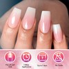 AddFavor 240pc Ombre Coffin Press on Nails Medium Fake Nails