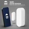 WBM WiFi Door Sensor, Alarm Contact Sensor, Easy Installation Home