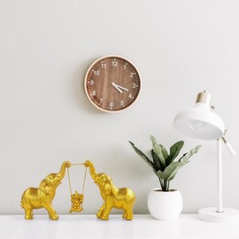 Elephant Statue For Home Decor.Gold Elephant Decor For Living Room,Office,Shelf,Table Centerpiece Decorations.Elephant Gifts for Women,Mom.Good Luck Elephant Figurines.Home Decor Living Room. - Color: Gold