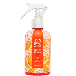 ANGRY ORANGE Toilet Tamer Bathroom Spray - Citrus Orange Spice - 6 oz