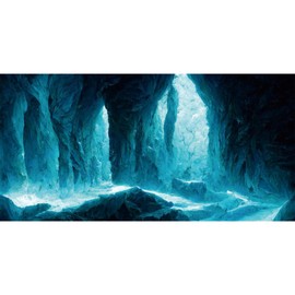 AWERT 30x18 inches Rock Cave Aquarium Background Rock Pillar Terrarium Background Cave Fish Tank Background