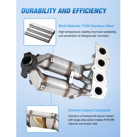 Nilight Catalytic Converter for Toyota RAV4 2.0L 2001 2002 2003 (EPA Standard)