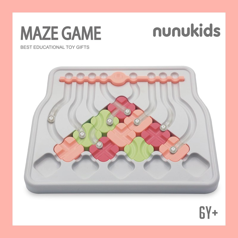 nunukids Marble Circuit Puzzle - Exciting Maze Game Toy for