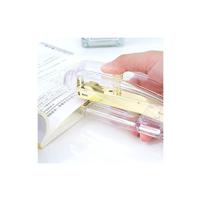 ZJchao Grapadora Manual, Grapado Fcil Resistente y Duradera para Oficina