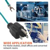 Shielded Ethernet Patch Panel Bond Ground Extension Cord –14AWG (Y-Terminal