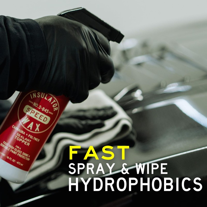 Collinite S-845 Insulator Wax Speed-Carnauba + Polymer Sealant+Spray Wax Topper.