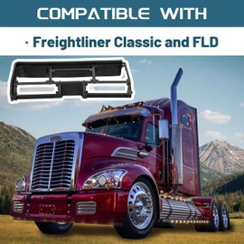 KUAFU Dashborad Meter Cluster Bezel Compatible with Freightliner Classic and FLD 120 Black Painted Plastic Dash Panel Left Side