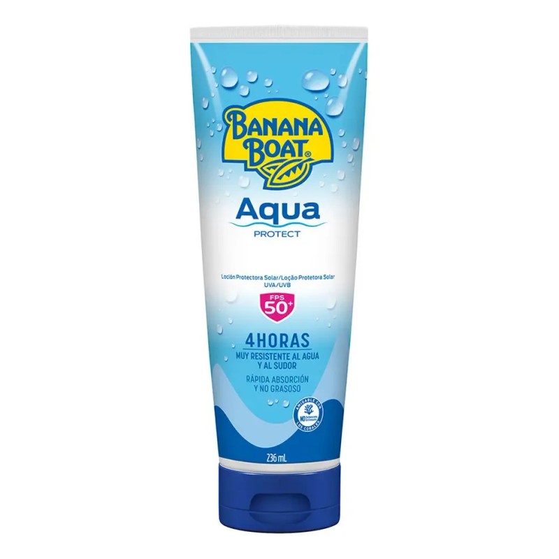 Protector Solar Banana Boat Aqua Protect Locion 50+FPS 236ml