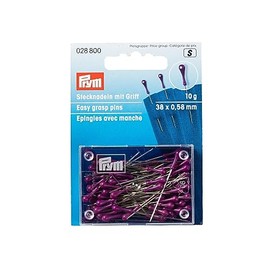 Prym Grasp Pins, Metal, Purple, 9.3 x 6.7 x 1.5 cm