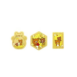 Nagano Factory Rilakkuma Magnet Set (Honey) RK482 Beige 13.5cm