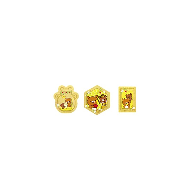 Nagano Factory Rilakkuma Magnet Set (Honey) RK482 Beige 13.5cm