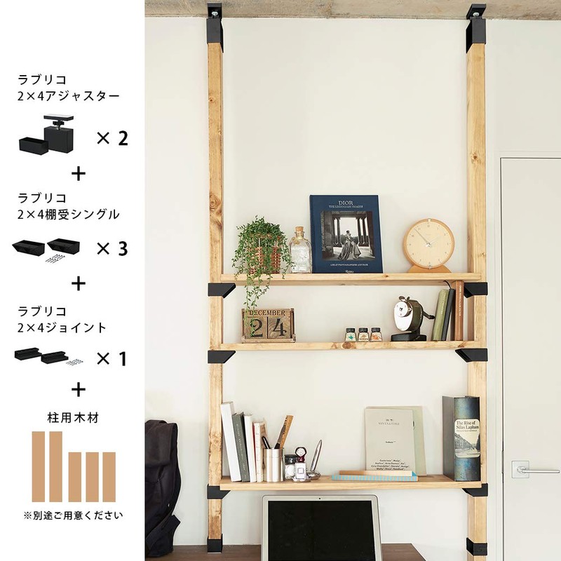 Heian Shindo LABRICO DXK-4 DIY Storage Parts, 2 x 4