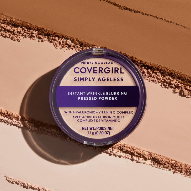 Covergirl Simply Ageless Instant Wrinkle Blurring Pressed Powder, Fair Ivory,