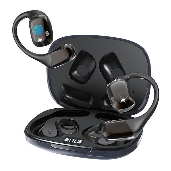 MONODEAL AI Translator Headphones, Real Time Translation Earbuds, Bluetooth Translation