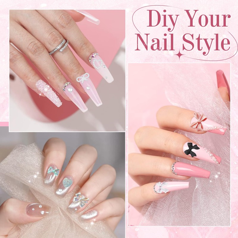 500 Stück Nail Charms Charms Nägel Strasssteine Nägel Nagel Steine