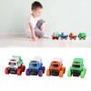 Pull Back City Cars Alloy Cartoon Q Version Sanitation Truck