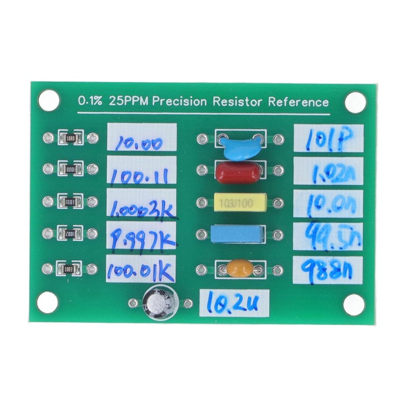 Resistance Standard Board Resistance Reference Plate 0.1% 25PPM Resistance Capacity