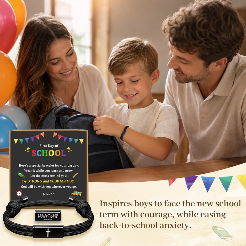 Trinckle First Day of School Bracelet Boy, 1st Day of