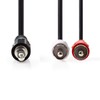 NEDIS Stereo Audio Cable 3.5 mm Male - 2x RCA