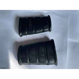 DIXIE 2X Harley Davidson HD brake pedal Rubber Knucklehead Panhead Shovelhead