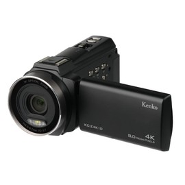 Kenko KC-Z4K10 4K Camcorder, 3x Optical Zoom, 3.0-inch LCD Monitor, Touch Panel