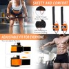 Lights Mountain Wrist Cuffs Weight Lifting Straps – Heavy-Duty Cable