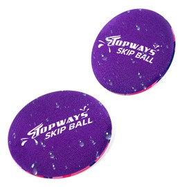 Water Bouncing Ball, Swimming Pool Toys Water-Proof Beach Toys, Water Skipping Ball, Pool Games for Kids & Adults (2PCS water discs)