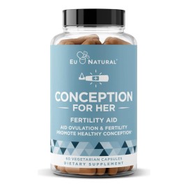 Fertility Supplements Eu Natural Conception Women 60 cápsulas con sabor sin sabor