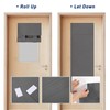 BETTELOOM Small Solid Cozy Blackout Door Window Curtains, Quick and