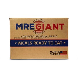 Ammo Can Man Food Rations – MRE Giant (Meals-Ready-To-Eat) – 2023 PACK DATE – 12 Meals Per Case