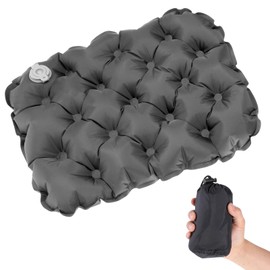 Ptwola Inflatable Camping Seat Cushion Waterproof Seat Mat Camping Travel Cushion Portable Travel Plane Seat Cushion for Office Chair Hiking Outdoor Climbing Kayak Patio Car