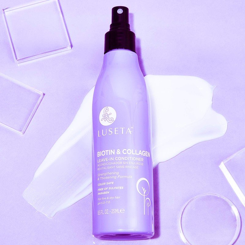 Luseta Biotin Leave in Conditioner for Dry Damaged Hair, Natural